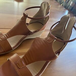 Brown Leather Women's Sandals